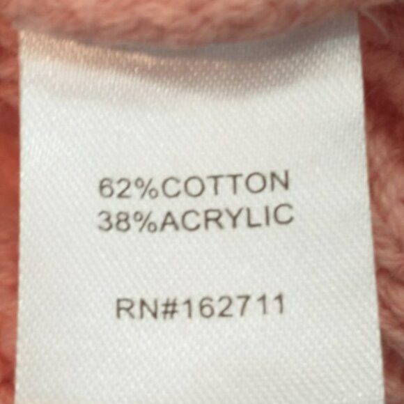 Love Ellie Women's Cardigan Sweater Cropped Button Down Long Sleeve Peach - XL - Picture 5 of 8